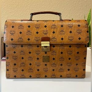 MCM VINTAGE DOCUMENT/LAPTOP BAG